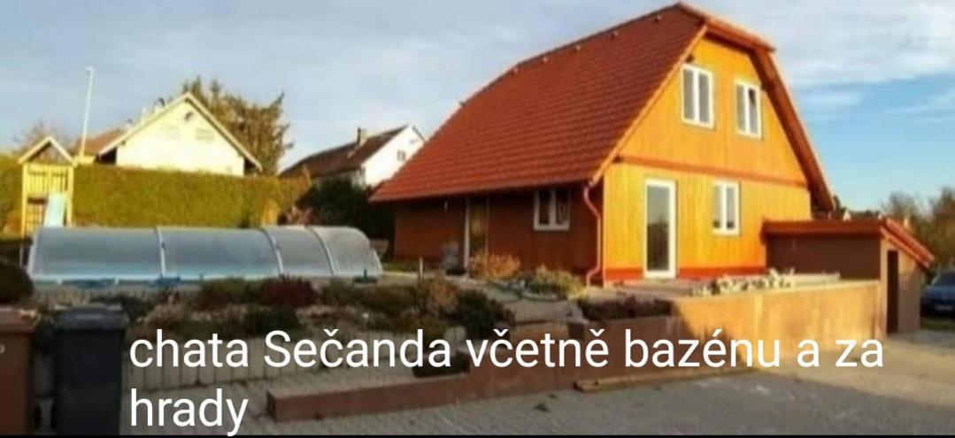 Apartmanova Chata Secanda S Bazenem, U Secske Prehrady Exteriör bild